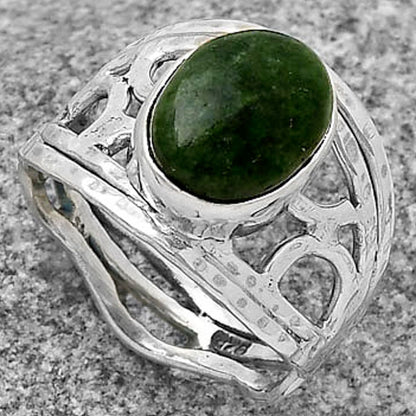 Natural Serpentine Ring size-7 R-1133 SDR199197