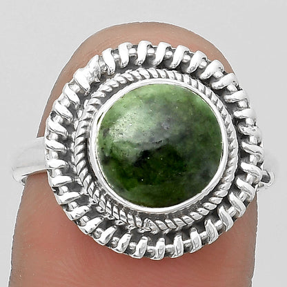 Natural Serpentine Ring size-8.5 R-1279 SDR199803