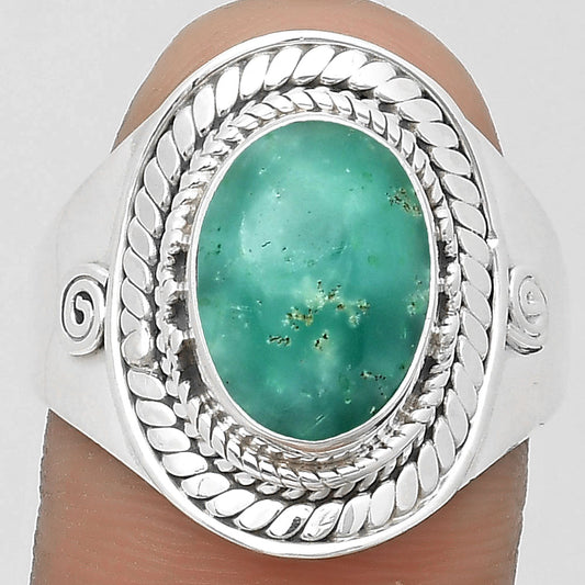 Natural Paraiba Amazonite Ring size-8 R-1398 SDR199970