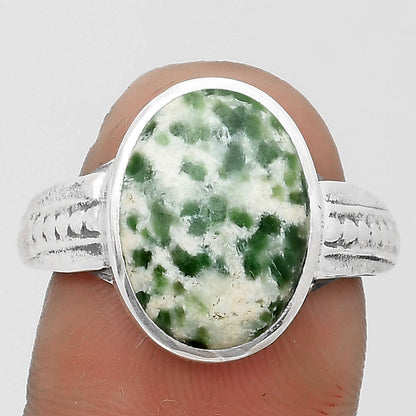 Natural Dioptase Ring size-7 R-1163 SDR200561