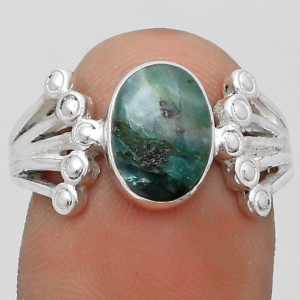 Natural Larsonite Jasper Ring size-7.5 R-1249 SDR202665