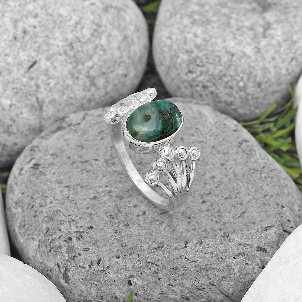 Natural Larsonite Jasper Ring size-7.5 R-1249 SDR202665