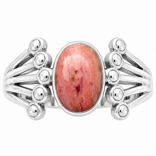 Natural Pink Tulip Quartz Ring size-6.5 R-1249 SDR202668