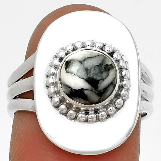 Natural Pinolith Stone Ring size-7 R-1458 SDR202813