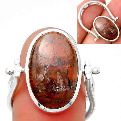 Natural Cherry Creek Pendant Cum Ring size-7.5 R-1180 SDR203253