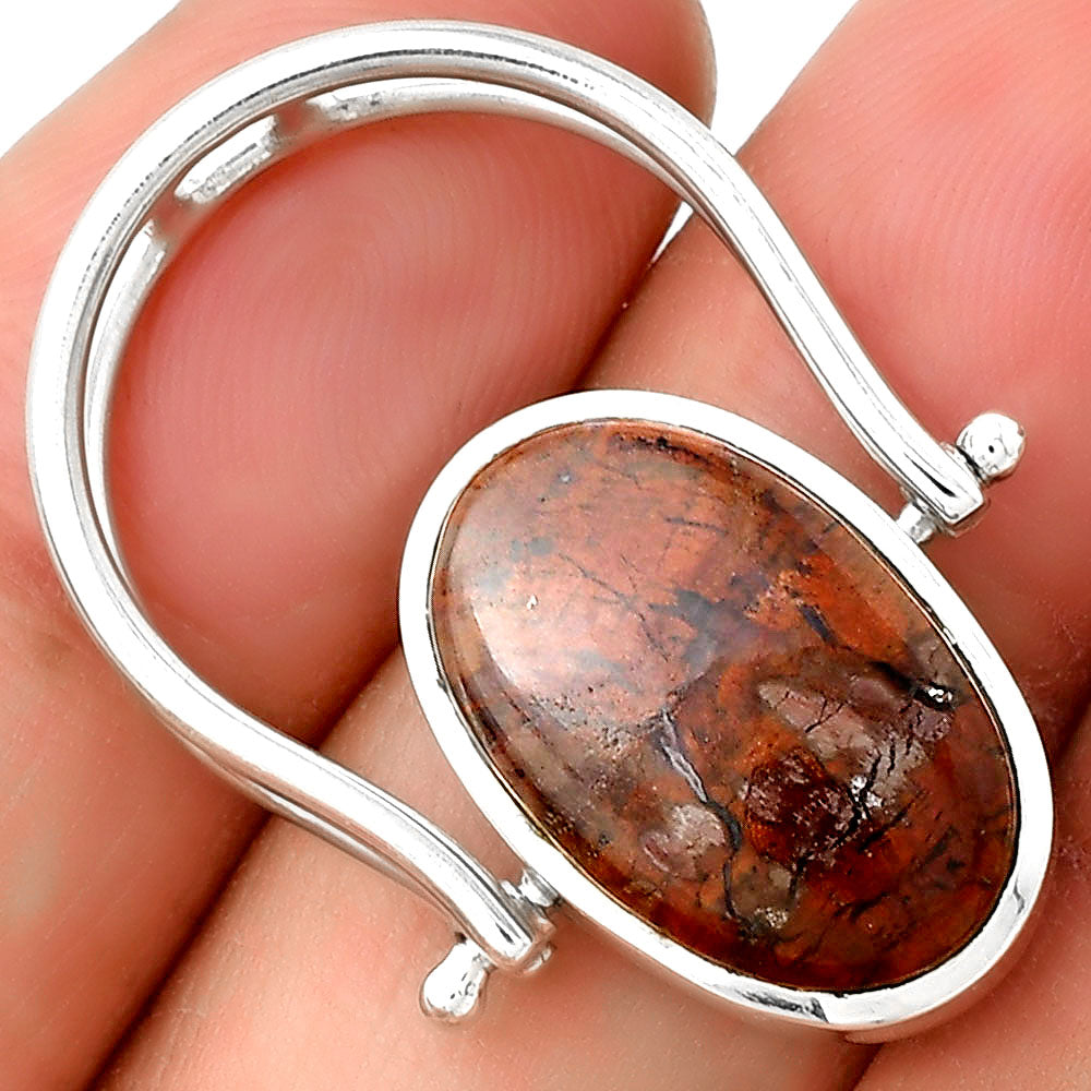 Natural Cherry Creek Pendant Cum Ring size-7.5 R-1180 SDR203253