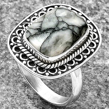 Natural Pinolith Stone Ring size-7 R-1256 SDR203546