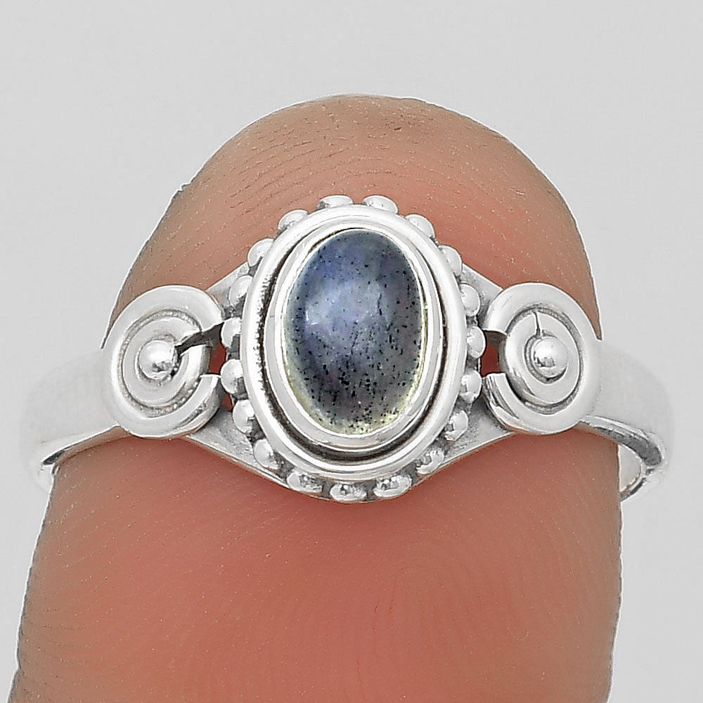 Blue Labradorite - Madagascar Ring size-8.5 R-1404 SDR204262