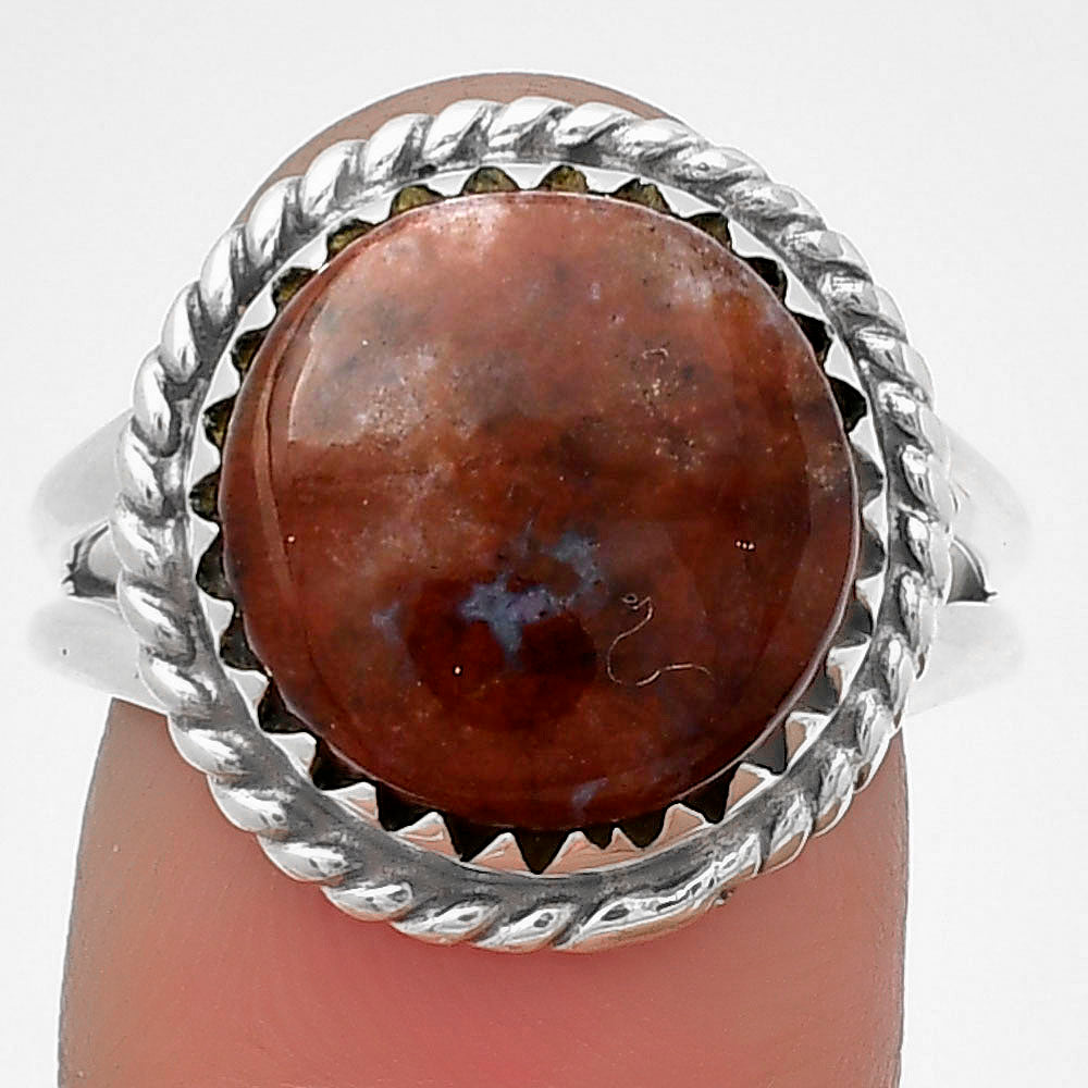 Natural Rare Cady Mountain Agate Ring size-8 R-1474 SDR204439