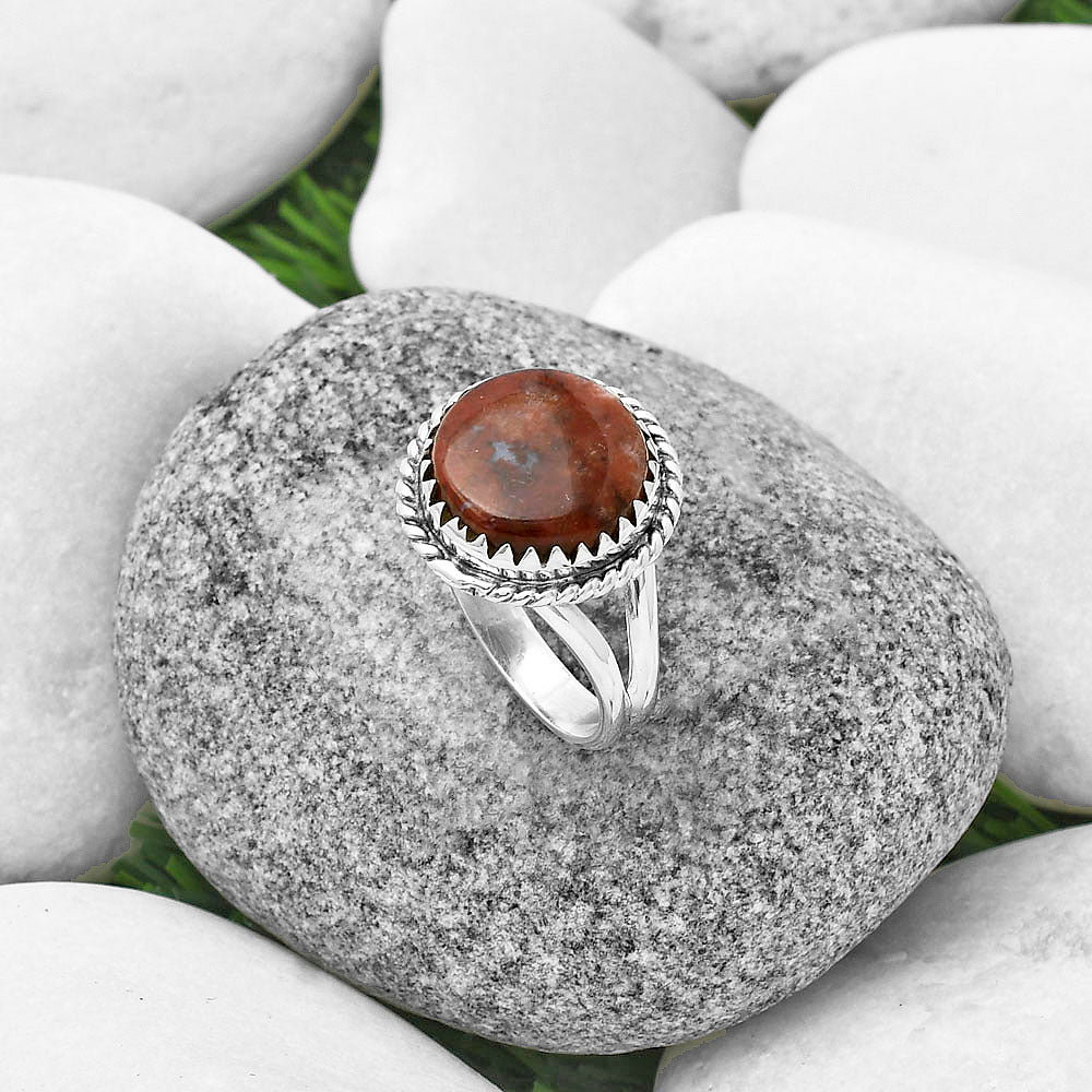 Natural Rare Cady Mountain Agate Ring size-8 R-1474 SDR204439