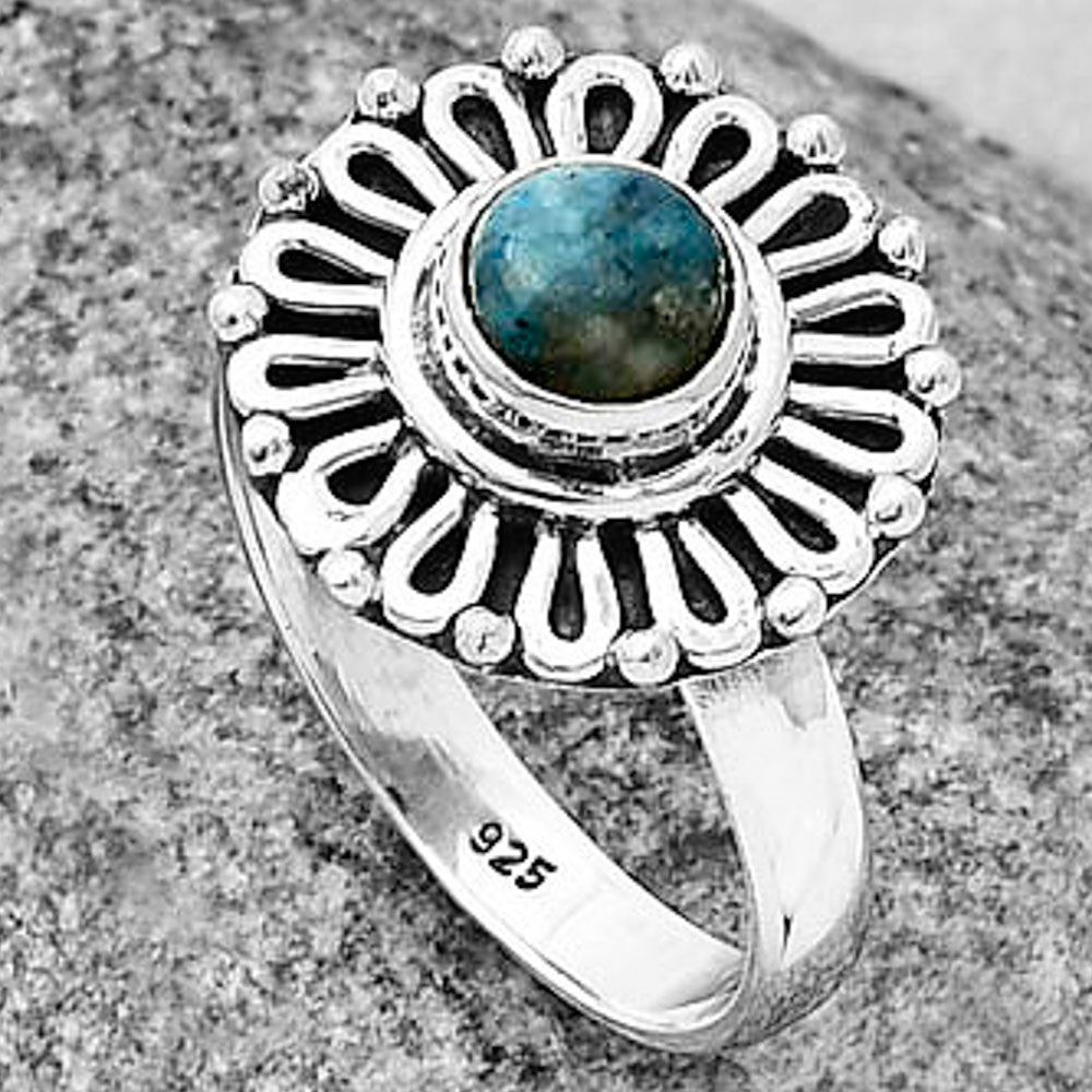 Natural Blue Scheelite - Turkey Ring size-7.5 R-1320 SDR204614