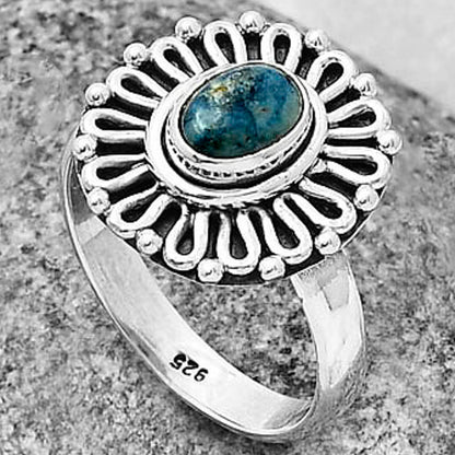 Natural Blue Scheelite - Turkey Ring size-7 R-1320 SDR204615