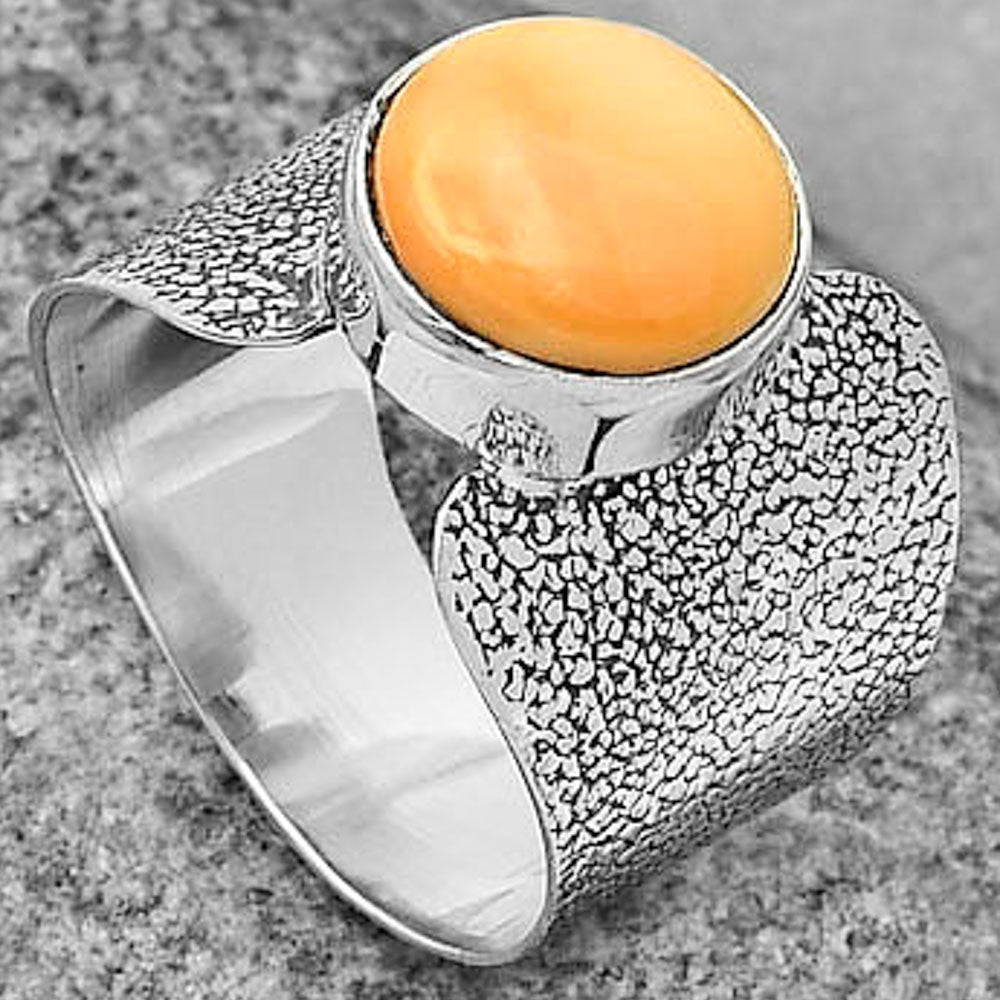 Natural Spiny Oyster Shell - Arizona Ring size-8 R-1450 SDR204765