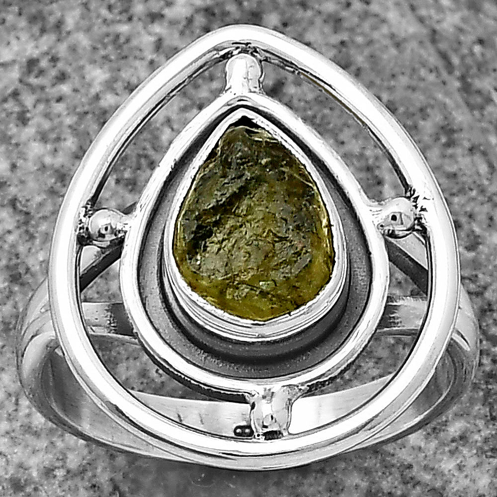 Natural Rare Kornerupine Rough Ring size-8 R-1446 SDR204929