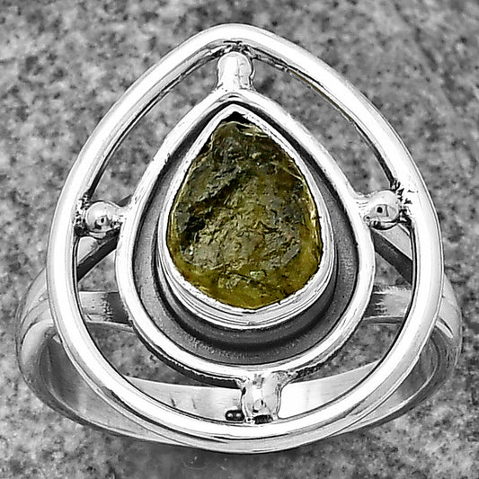 Natural Rare Kornerupine Rough Ring size-8 R-1446 SDR204929