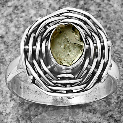 Natural Aquamarine Rough - Brazil Ring size-6.5 R-1445 SDR204990