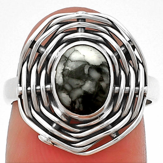 Natural Pinolith Stone Ring size-6.5 R-1445 SDR204995