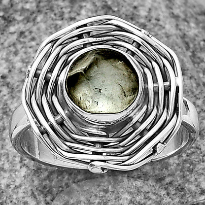 Natural Aquamarine Rough - Brazil Ring size-8.5 R-1445 SDR204998