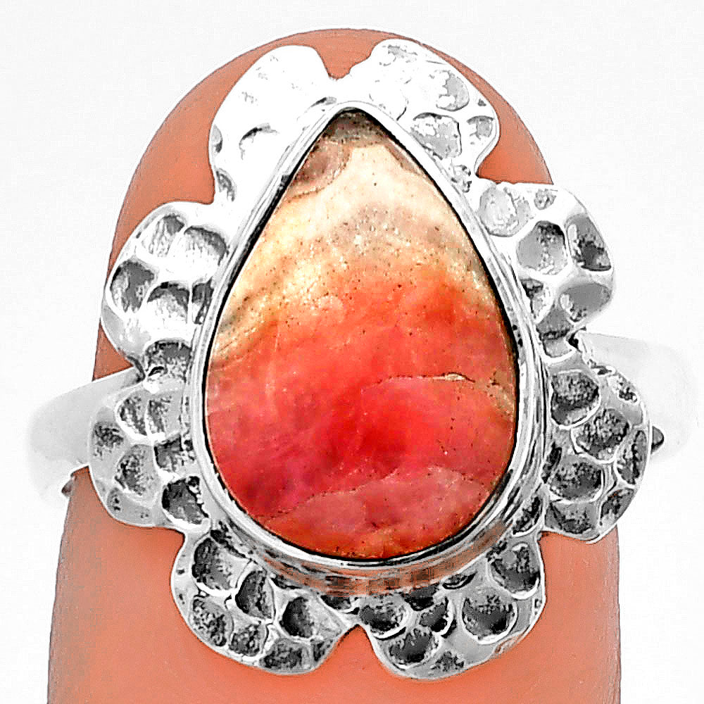 Natural Rhodochrosite Argentina Ring size-8 R-1241 SDR205778
