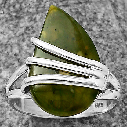 Natural Chrome Chalcedony Ring size-9.5 R-1444 SDR205836