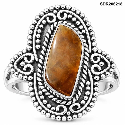 Sutured Ammonite - Madagascar Ring size-7.5 R-1441 SDR206218