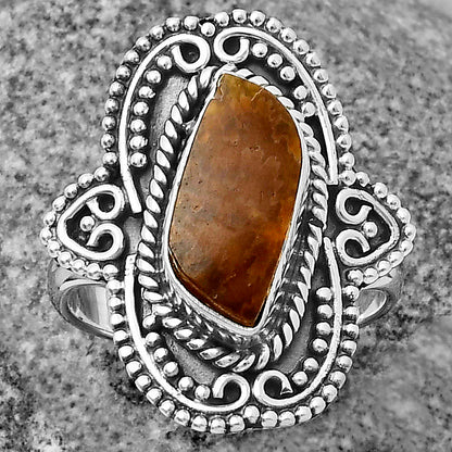 Sutured Ammonite - Madagascar Ring size-7.5 R-1441 SDR206218