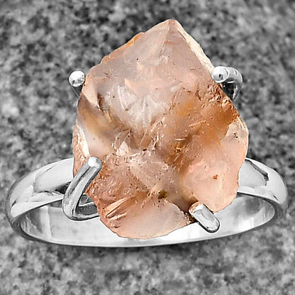 Natural Rose Quartz - Madagascar Ring size-9 R-1052 SDR206834