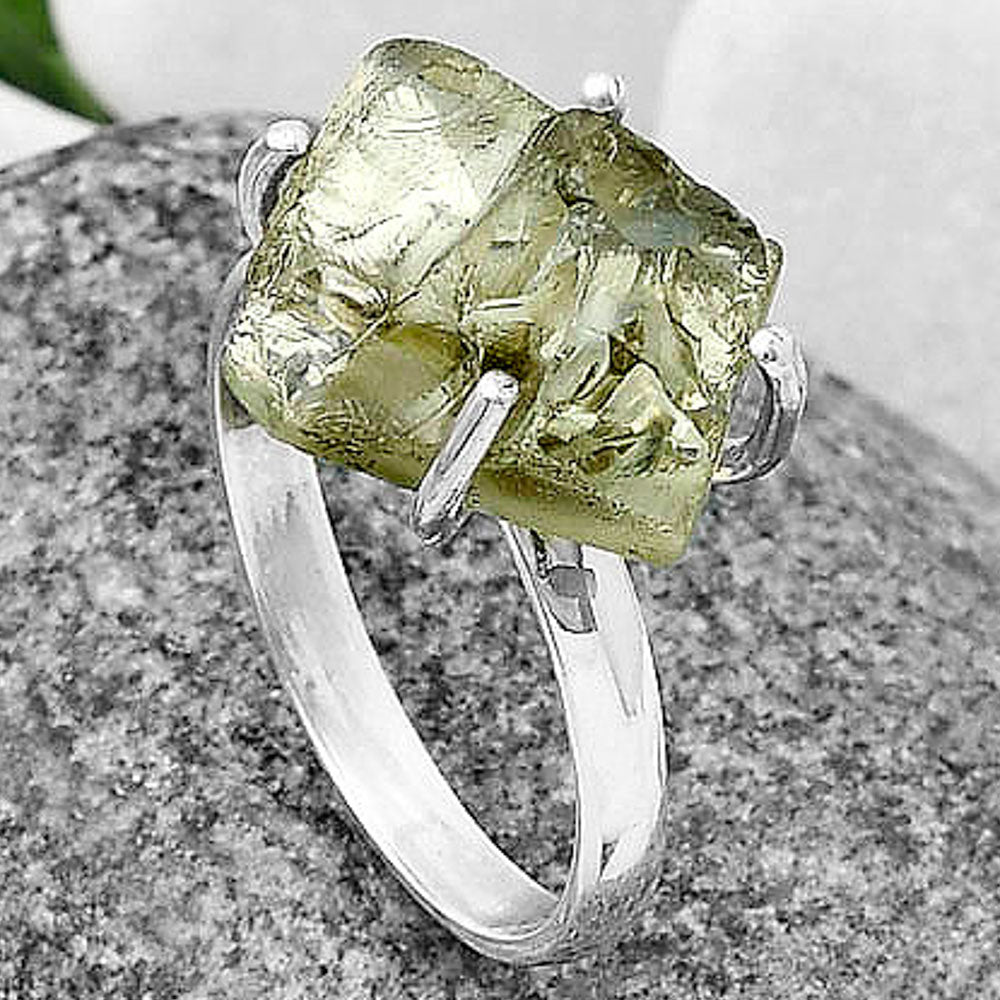 Natural Prasiolite (Green Amethyst) Ring size-9.5 R-1052 SDR206841