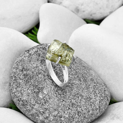 Natural Prasiolite (Green Amethyst) Ring size-9.5 R-1052 SDR206841