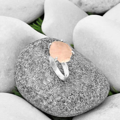 Natural Rose Quartz - Madagascar Ring size-8.5 R-1052 SDR206873