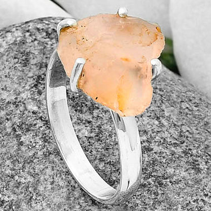 Natural Rose Quartz - Madagascar Ring size-9.5 R-1052 SDR206880