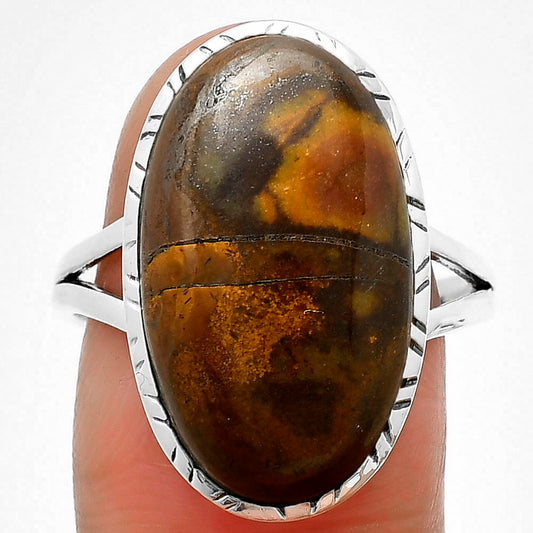 Natural Outback Jasper Ring size-9 R-1074 SDR206966