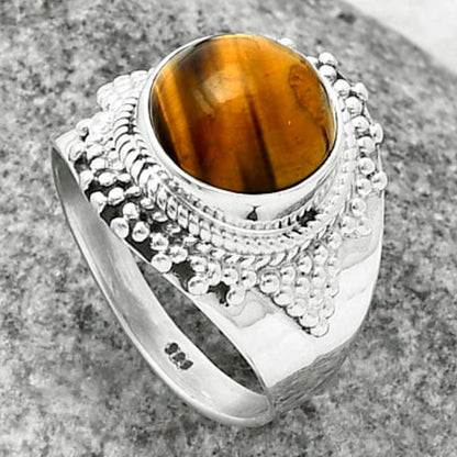 Natural Tiger Eye - Africa Ring size-7 R-1278 SDR207468