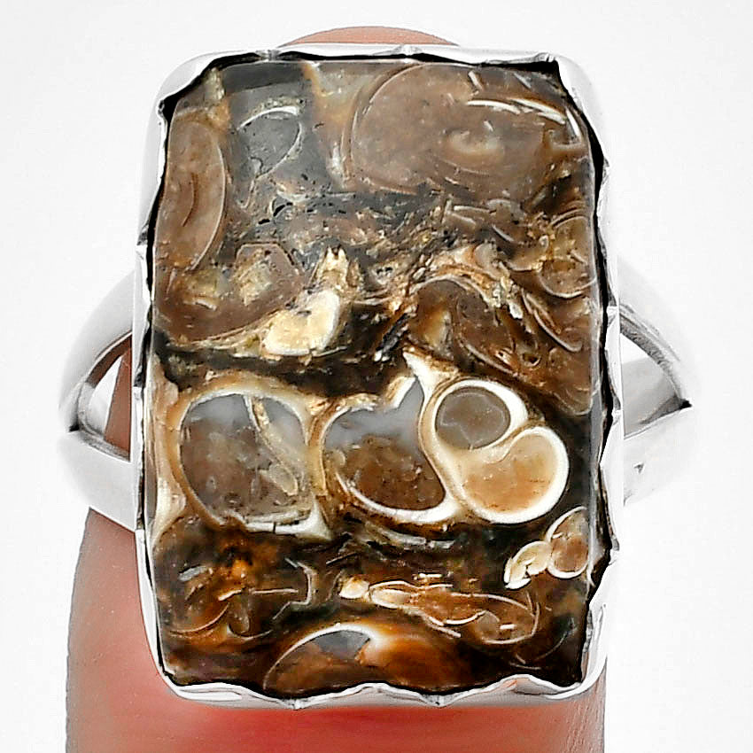 Natural Turtella Jasper - USA Ring size-8.5 R-1338 SDR207627