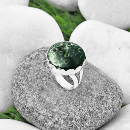 Natural Star Galaxy Jasper Ring size-8 R-1338 SDR207683