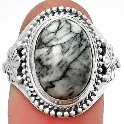 Natural Pinolith Stone Ring size-7 R-1424 SDR208770