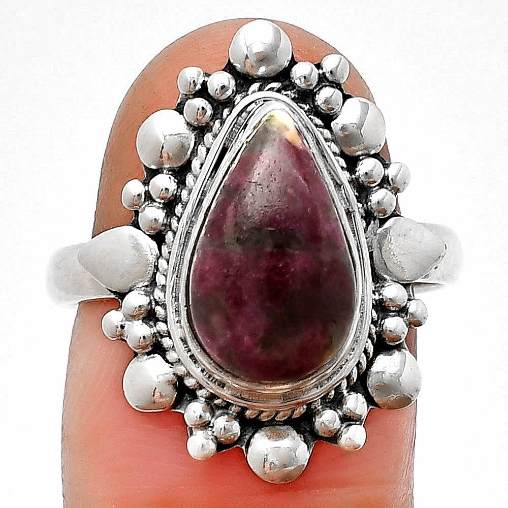 Natural Tourmaline Quartz Ring size-8.5 R-1399 SDR208878