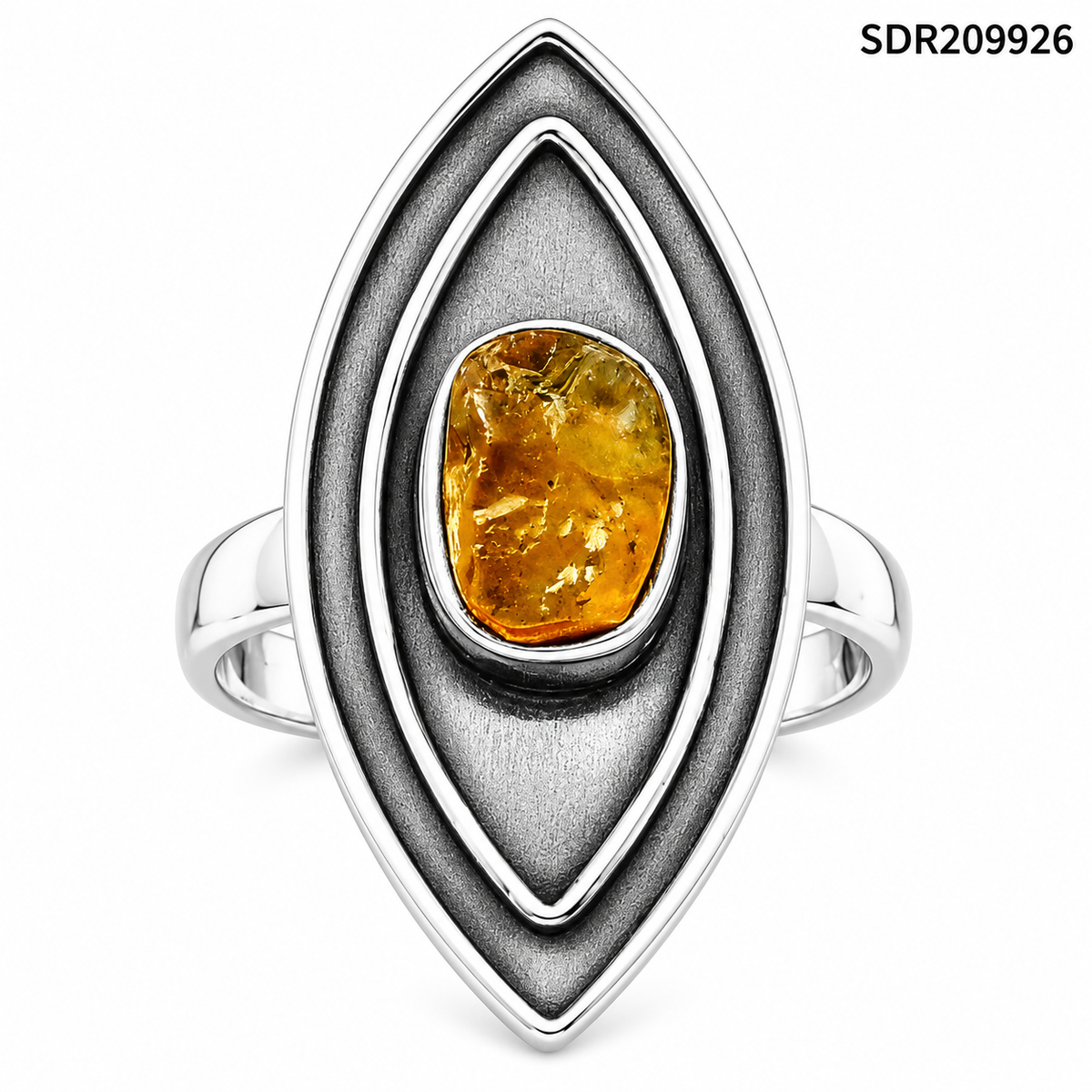 Natural Rare Kornerupine Rough Ring size-6.5 R-1391 SDR209926