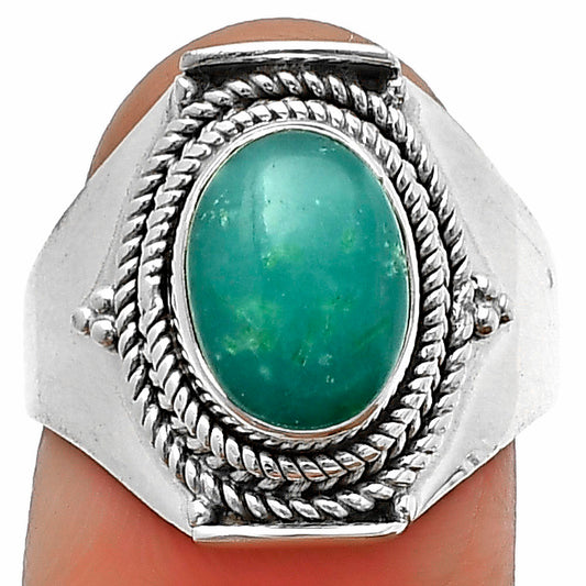 Natural Paraiba Amazonite Ring size-8 R-1397 SDR210027