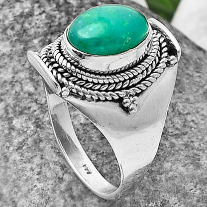 Natural Paraiba Amazonite Ring size-8 R-1397 SDR210027