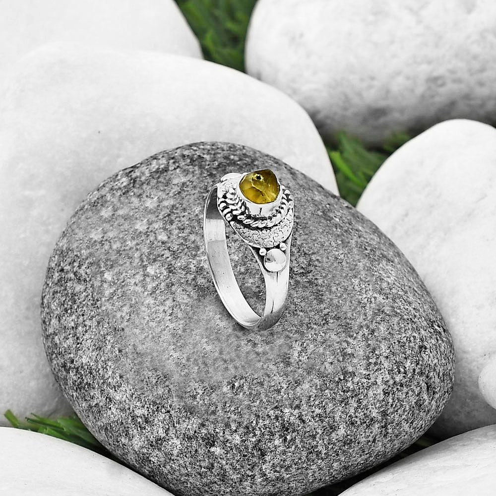 Natural Rare Kornerupine Rough Ring size-8 R-1419 SDR210808