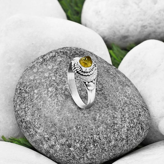 Natural Rare Kornerupine Rough Ring size-8 R-1419 SDR210808