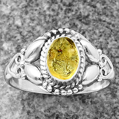 Natural Rare Kornerupine Rough Ring size-8 R-1286 SDR210883