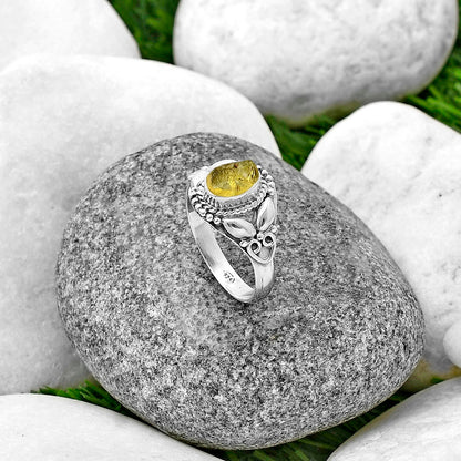 Natural Rare Kornerupine Rough Ring size-8 R-1286 SDR210883