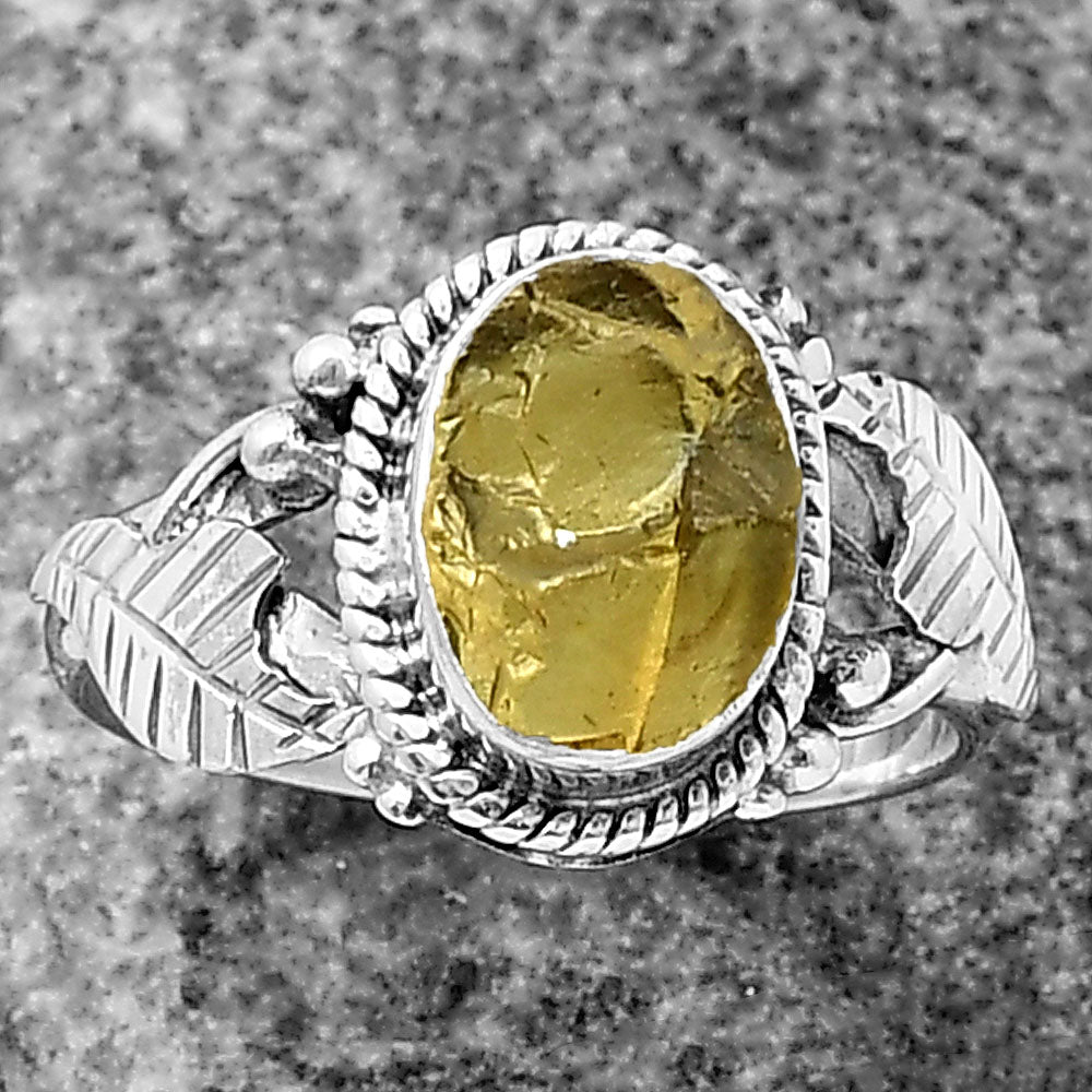 Natural Rare Kornerupine Rough Ring size-7 R-1272 SDR211331