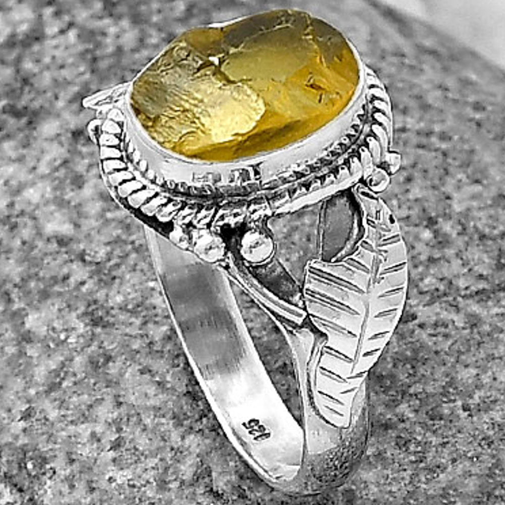 Natural Rare Kornerupine Rough Ring size-7 R-1272 SDR211331