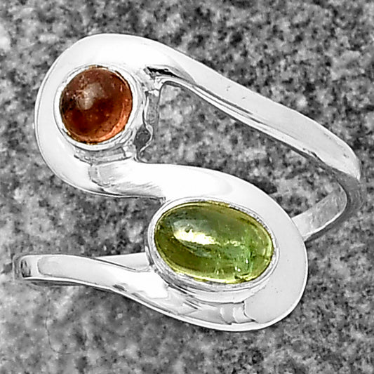 Natural Multi Tourmaline Ring size-6 R-1039 SDR211781