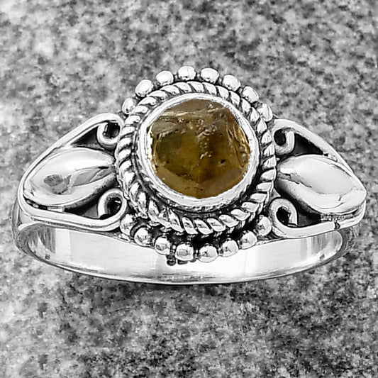 Natural Rare Kornerupine Rough Ring size-9 R-1300 SDR212762