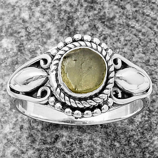 Natural Rare Kornerupine Rough Ring size-8 R-1300 SDR212764