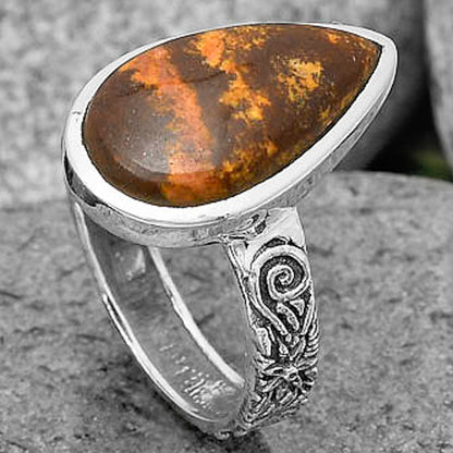 Natural Outback Jasper Ring size-7 R-1061 SDR213080